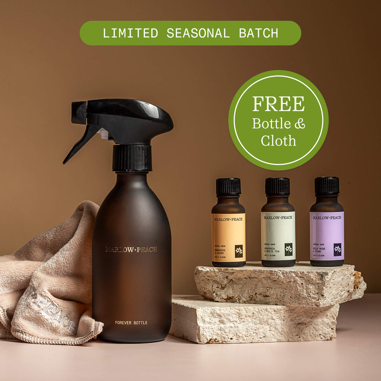 Spring Starter Kit (FREE Bottle & Cloth)